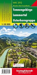 Freytag & Berndt Wander-, Rad- und Freizeitkarte Tennengebirge, Lammertal, Osterhorngruppe