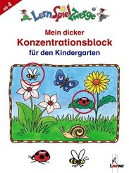 Mein dicker Konzentrationsblock für den Kindergarten