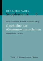 Der Neue Pauly - Supplemente: Gelehrte und Wissenschaftler der Klassischen Altertumswissenschaften (14.-20.Jhd.)