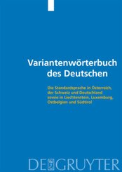 Variantenw&ouml;rterbuch des Deutschen, 2 Bde.