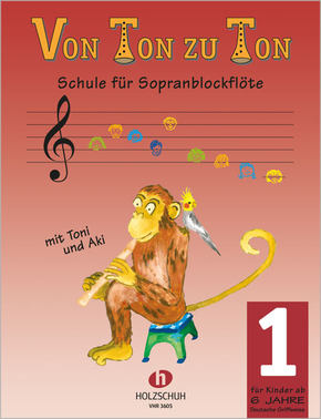 Von Ton zu Ton 1 (deutsche Griffweise) - Bd.1