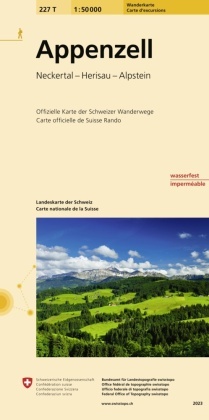 227T Appenzell Wanderkarte