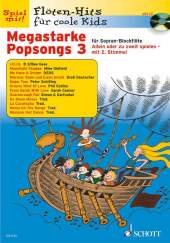 Megastarke Popsongs, Sopran-Blockflöte, m. Audio-CD - H.3
