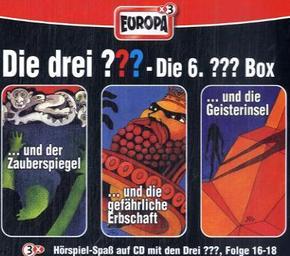 Die drei Fragezeichen, Die 6. Box, Folge 16-18, 3 Audio-CDs
