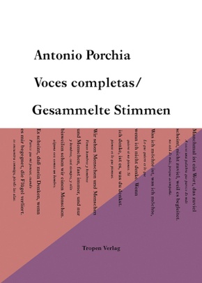Voces Completas /Gesammelte Stimmen (edition tropen, Bd. 7). Voces completas -