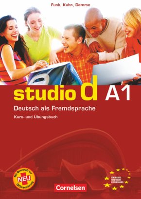 studio d, Grundstufe: Kurs- und Arbeitsbuch, Bd.A1