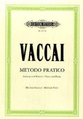 Metodo pratico di Canto italiano, Gesang und Klavier, mittlere Stimme