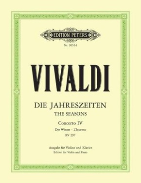 Konzerte für Violine und Streichorchester, Die Jahreszeiten, op.8, Klavierauszug: Der Winter, F RV 297