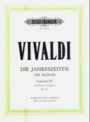 Konzerte für Violine und Streichorchester, Die Jahreszeiten, op.8, Klavierauszug: Der Winter, F RV 297