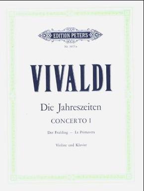 Konzerte für Violine und Streichorchester, Die Jahreszeiten, op.8, Klavierauszug: Der Frühling, E RV 269