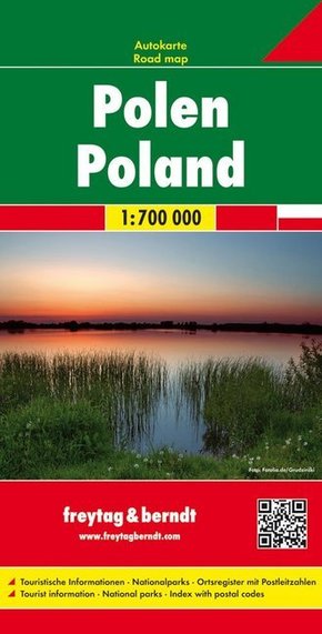 Freytag & Berndt Autokarte Polen / Poland. Polska / Pologne / Pologna