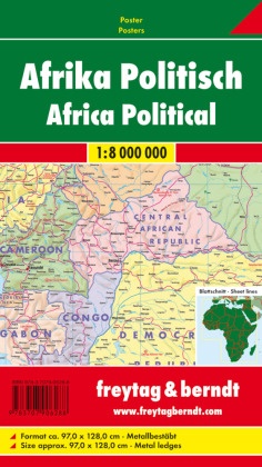 Afrika physisch-politisch