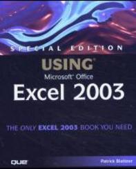 Using Microsoft Office Excel 2003, w. CD-ROM