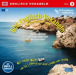 600 Englisch-Vokabeln spielerisch erlernt, 1 Audio-CD - Tl.3