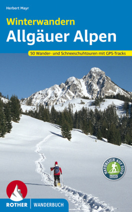 Rother Wanderbuch Winterwandern Allgäuer Alpen
