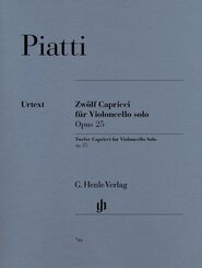 Alfredo Piatti - 12 Capricci op. 25 f&uuml;r Violoncello solo