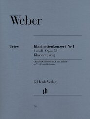 Weber, Carl Maria von - Klarinettenkonzert Nr. 1 f-moll op. 73