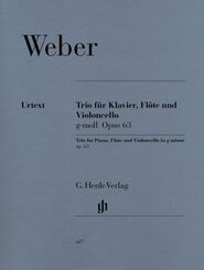 Carl Maria von Weber - Trio g-moll op. 63 f&uuml;r Klavier, Fl&ouml;te und Violoncello