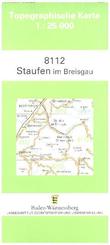 Topographische Karte Baden-Württemberg Staufen im Breisgau
