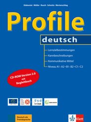 Profile deutsch, Niveau A1-A2, B1-B2, C1-C2, m. CD-ROM