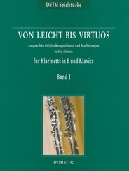 Von leicht bis virtuos, Originalkompositionen für Klarinette und Klavier - Bd.1