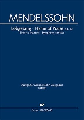 Sinfonie Nr.2 B-Dur op.52 (Lobgesang), Klavierauszug