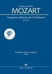 Vesperae solennes de Confessore KV 339, Klavierauszug