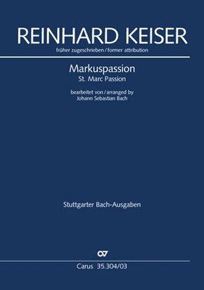 Markuspassion, Klavierauszug