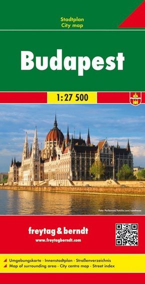 Freytag & Berndt Stadtplan Budapest Stadtplan 1:27.500. Boedapest