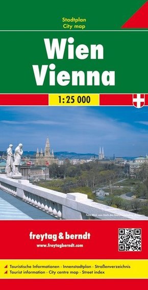Freytag & Berndt Stadtplan Wien / Vienna / Vienne  1:25.000