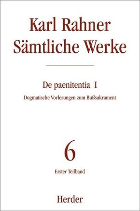 Karl Rahner Sämtliche Werke - Tl.1