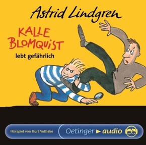 Kalle Blomquist 2. Kalle Blomquist lebt gefährlich, 1 Audio-CD
