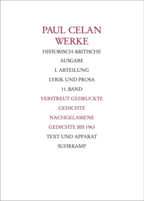 Werke: Verstreut gedruckte Gedichte, Nachgelassene Gedichte bis 1963; Abt.1
