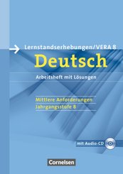 Vorbereitungsmaterialien für VERA - Vergleichsarbeiten/ Lernstandserhebungen - Deutsch - 8. Schuljahr: Mittlere Anforder