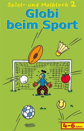 Globi beim Sport