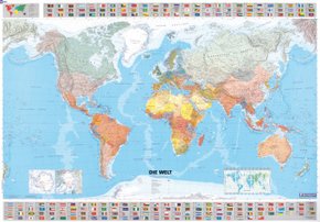 Michelin Karte Die Welt, Planokarte politisch
