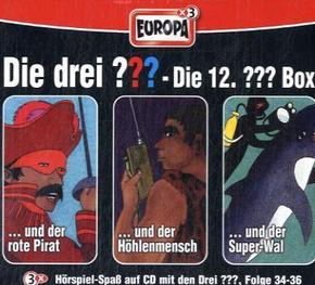 Die drei ??? - Die 12. Box. Box.12, 3 Audio-CDs, 3 Audio-CD - Box.12