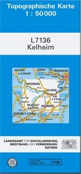Topographische Karte Bayern Kelheim