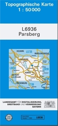 Topographische Karte Bayern Parsberg
