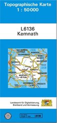 Topographische Karte Bayern Kemnath