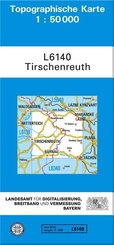 Topographische Karte Bayern Tirschenreuth