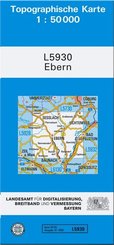 Topographische Karte Bayern Ebern