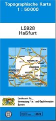 Topographische Karte Bayern Haßfurt