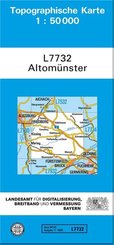 Topographische Karte Bayern Altomünster