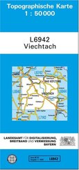Topographische Karte Bayern Viechtach