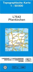 Topographische Karte Bayern Pfarrkirchen