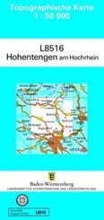 Topographische Karte Baden-Württemberg, Zivilmilitärische Ausgabe - Laufenburg (Baden)