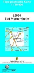 Topographische Karte Baden-Württemberg, Zivilmilitärische Ausgabe - Bad Mergentheim