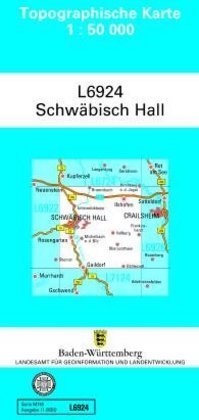 Topographische Karte Baden-Württemberg, Zivilmilitärische Ausgabe - Schwäbisch Hall
