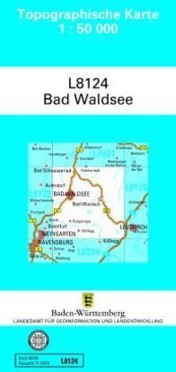 Topographische Karte Baden-Württemberg, Zivilmilitärische Ausgabe - Bad Waldsee